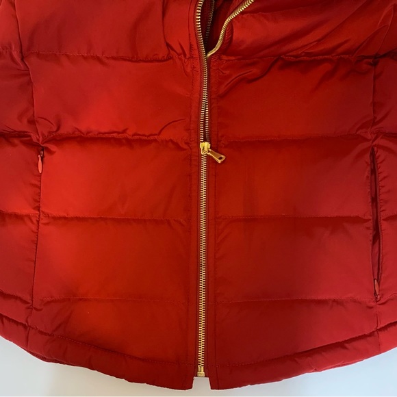 NWOT Talbots Red Pop Down Puffer Vest - Picture 11 of 12